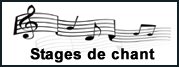 Stages de chant